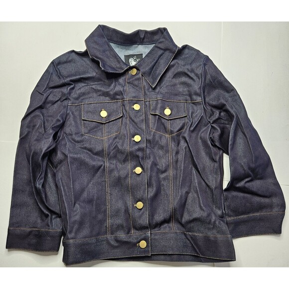 Dollhouse Jackets & Blazers - Y2k Dollhouse Vintage Women’s Long Sleeve Jean Jacket Size: L 90's